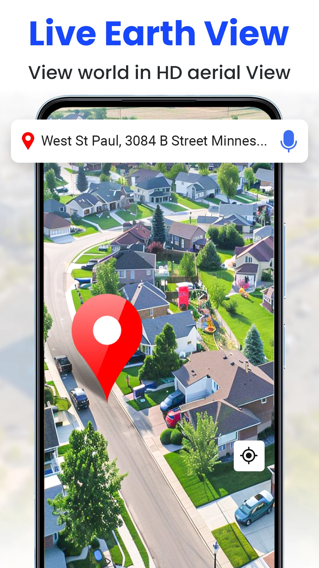 GPS Satellite Live Earth Map screenshot